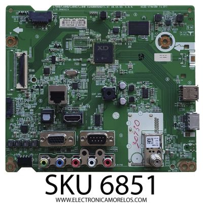 MAIN PARA TV LG / NUMERO DE PARTE EBU65583002 / 88497602 / EAX68805202 / EAX68805202(1.0) / 65583002 / MODELO 43LT340CUB. AUSFLJM